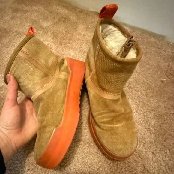 UGG Rare Orange Sole Suede Boots | Women’s US 5 | Lightly Worn - Picture 3 of 5